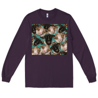 Plum suffolk ewe and merino ram sheeps Long Sleeve Tee - BarkalooDesign