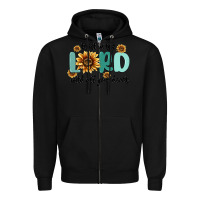Black trust in the lord with all your heart Zipper Hoodie - MaliasSmallBusiness