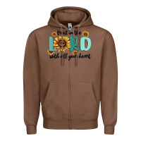 Chestnut trust in the lord with all your heart Zipper Hoodie - MaliasSmallBusiness