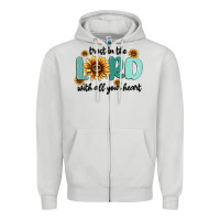 Dove Grey trust in the lord with all your heart Zipper Hoodie - MaliasSmallBusiness
