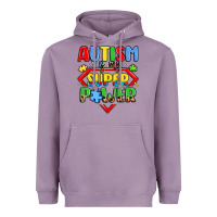 Lavender autism is my superpower Heavyweight Hoodie - LillyAllenDesigns