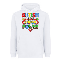 White autism is my superpower Heavyweight Hoodie - LillyAllenDesigns