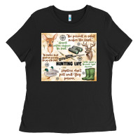 Black hunting life Ladies Tee - MaliasSmallBusiness