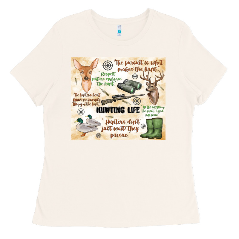 Hunting Life Ladies Tee by MaliasSmallBusiness | Teevron