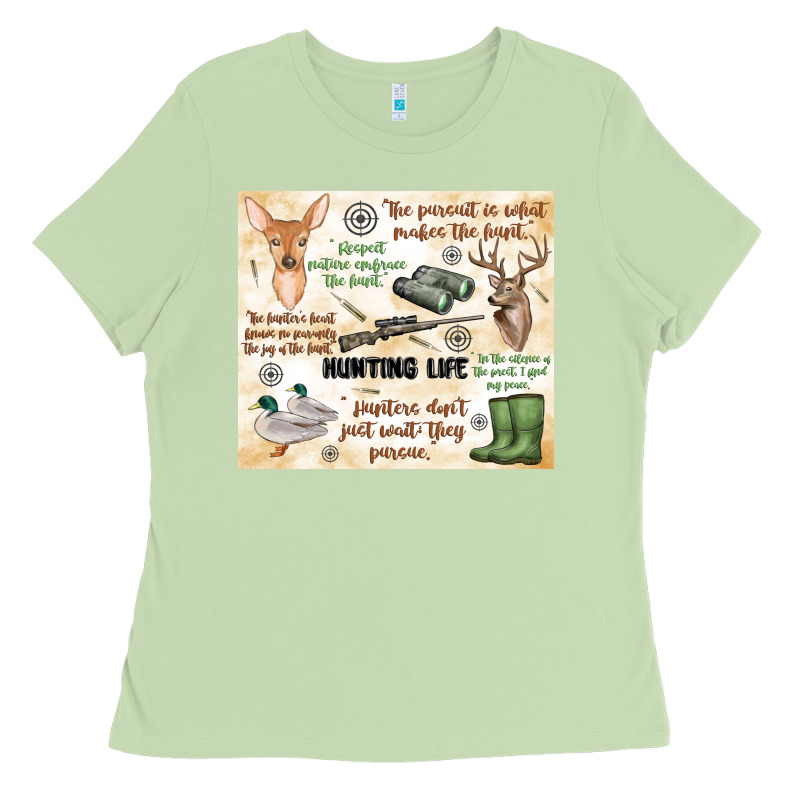 Hunting Life Ladies Tee by MaliasSmallBusiness | Teevron
