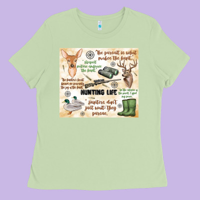 Ladies Tee hunting life