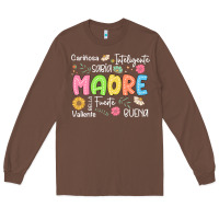 Chestnut madre spanish mothers day Long Sleeve Tee - JahusDesignShop
