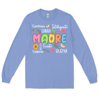 Colony Blue madre spanish mothers day Long Sleeve Tee - JahusDesignShop