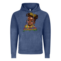 Vintage Denim juneteenth black girl Vintage Hoodie - HRA Design Shop