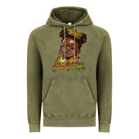 Vintage Olive juneteenth black girl Vintage Hoodie - HRA Design Shop