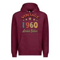 Burgundy Vintage 1960 Limited Edition Premium Hoodie - Bettercallsaul