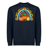 Navy Fall rainbow Heavyweight Sweatshirt - Artiststas