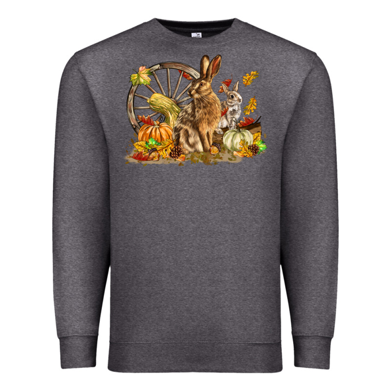 Fall Rabbit Premium Sweatshirt by LillyAllenDesigns | Teevron