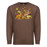 Chestnut Fall Rabbit Premium Sweatshirt - LillyAllenDesigns