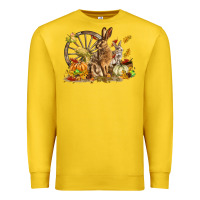 Lemon Fall Rabbit Premium Sweatshirt - LillyAllenDesigns