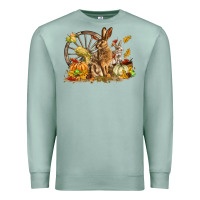 Seafoam Fall Rabbit Premium Sweatshirt - LillyAllenDesigns