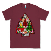 Burgundy arrowhead christmas trees Classic Tee - AdoDesignShop