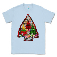 Dusty Blue arrowhead christmas trees Classic Tee - AdoDesignShop