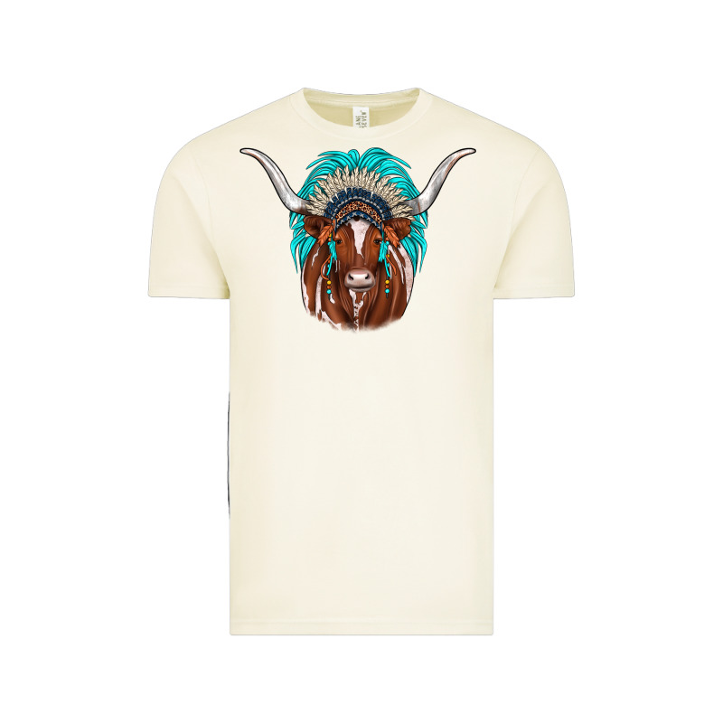 Texas Longhorn Indian Headdress Vintage Tee by JahusDesignShop | Teevron