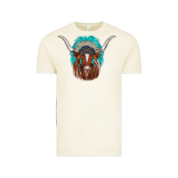 Vintage Arctic texas longhorn indian headdress Vintage Tee - JahusDesignShop
