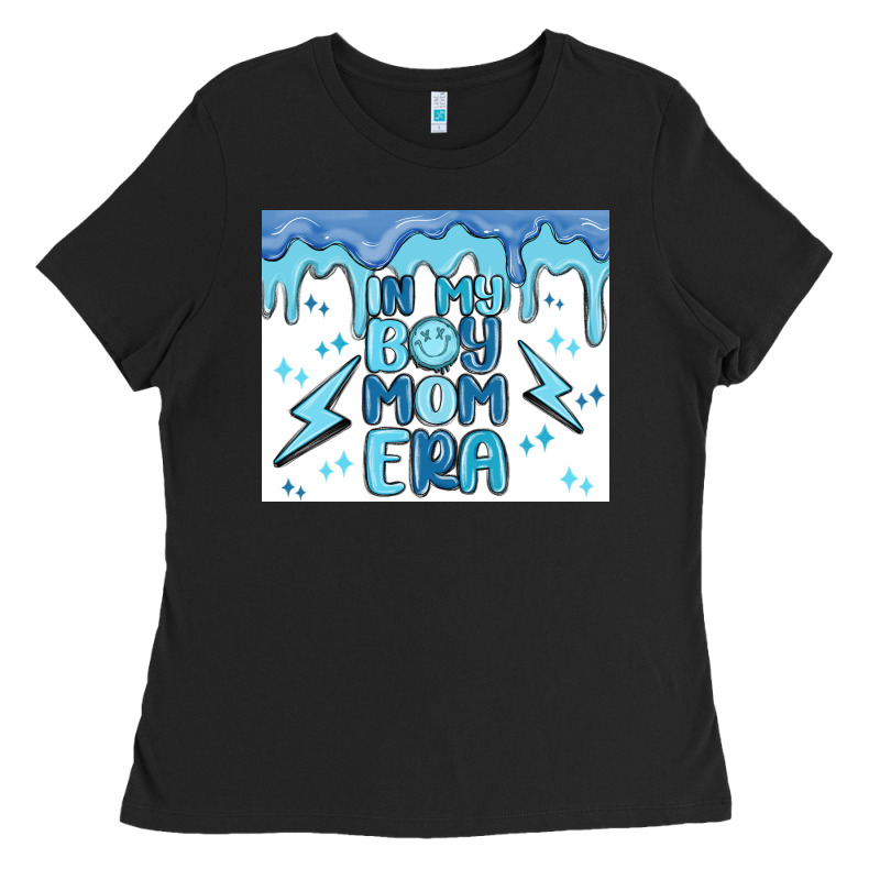 In My Boy Mom Era Ladies Tee by MaliasSmallBusiness | Teevron