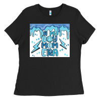 Black in my boy mom era Ladies Tee - MaliasSmallBusiness
