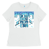 White in my boy mom era Ladies Tee - MaliasSmallBusiness