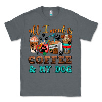 Charcoal Heather all i need is coffee and my dog Classic Tee - AdoDesignShop