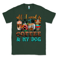 Sports Green all i need is coffee and my dog Classic Tee - AdoDesignShop
