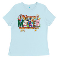 Baby Blue difference maker paraprofessional Ladies Tee - JahusDesignShop
