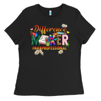 Black difference maker paraprofessional Ladies Tee - JahusDesignShop