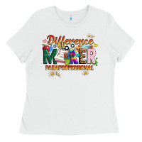 White difference maker paraprofessional Ladies Tee - JahusDesignShop
