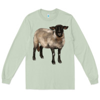 Matcha suffolk ewe Long Sleeve Tee - BarkalooDesign