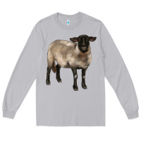 Moon Dust suffolk ewe Long Sleeve Tee - BarkalooDesign