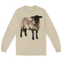 Mushroom suffolk ewe Long Sleeve Tee - BarkalooDesign