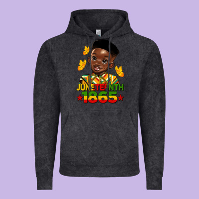 Juneteenth 1865 Black Boy Vintage Hoodie Designed By Hra Design Shop