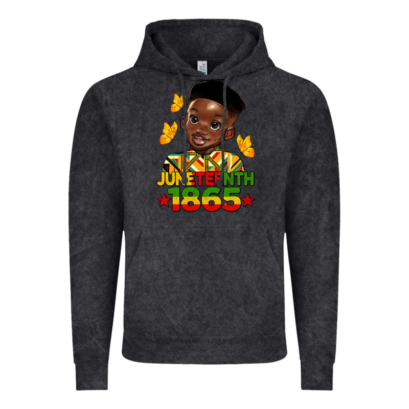 Juneteenth 1865 Black Boy Vintage Hoodie by HRA Design Shop | Teevron