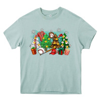 Christmas Trees With Baseball Heavy Core Tee | Teevron
