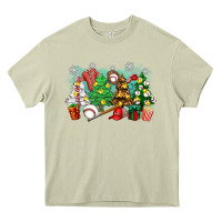 Mossy christmas trees with baseball Heavy Core Tee - Zillion Design Studio
