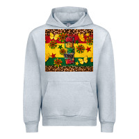 Heather Grey power juneteenth Urban Hoodie - CowGirlArtShop