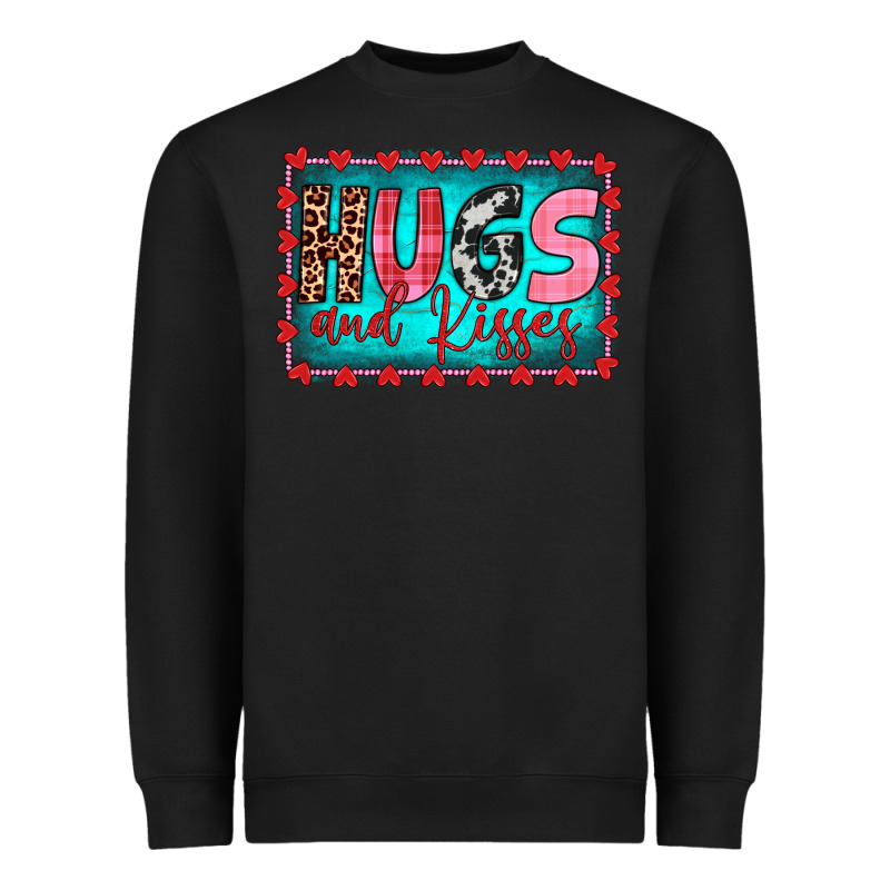 Hugs And Kisses Heavyweight Sweatshirt by JahusDesignShop | Teevron