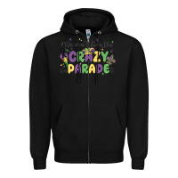 Black we don't hide the crazy we parade it Zipper Hoodie - MaliasSmallBusiness