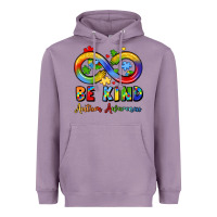 Lavender be kind autism awareness infinity symbol Heavyweight Hoodie - LillyAllenDesigns