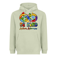 Matcha be kind autism awareness infinity symbol Heavyweight Hoodie - LillyAllenDesigns