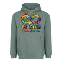 Sage be kind autism awareness infinity symbol Heavyweight Hoodie - LillyAllenDesigns
