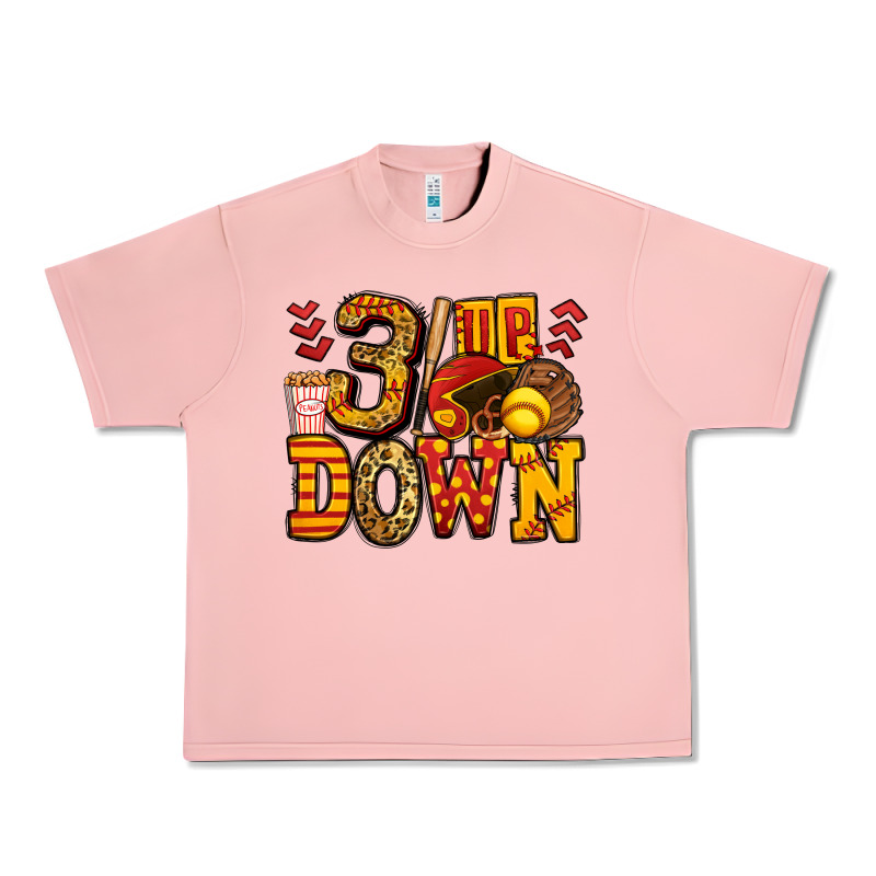 Three Up Three Down Softball Urban Heavy Tee by Jasminsmagicworld | Teevron