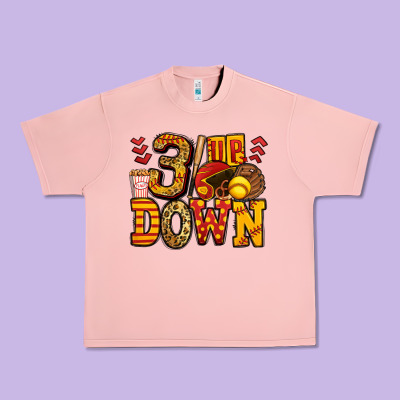 Three Up Three Down Softball Urban Heavy Tee Designed By Jasminsmagicworld