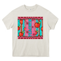 Cream teacher with  flower glitter and serape leopard Heavy Core Tee - Artiststas