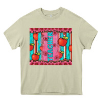 Mossy teacher with  flower glitter and serape leopard Heavy Core Tee - Artiststas