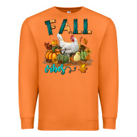 Carrot Fall Vibes Chicken Premium Sweatshirt - LillyAllenDesigns